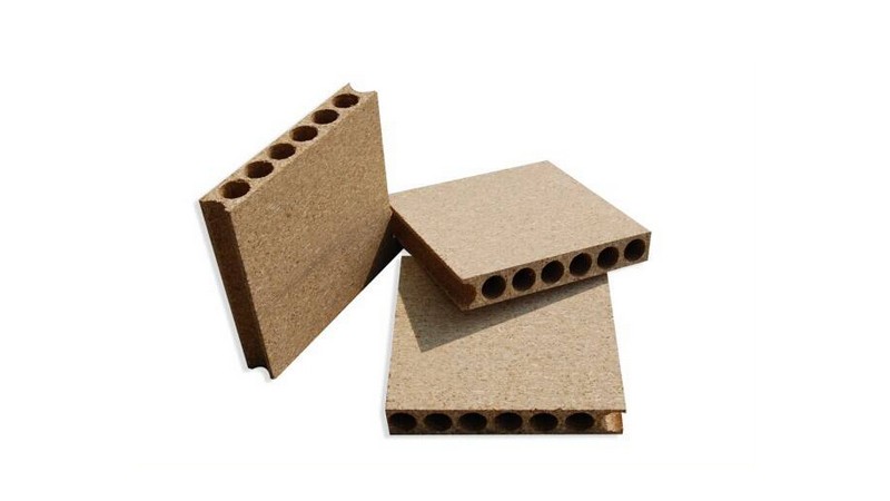 Hollow chipboard